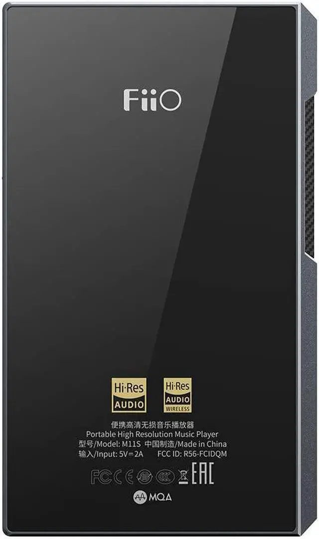 Alt view image 4 of 5 - FiiO M11S Hi-Res MP3 Music Player with Dual ES9038Q2M, Android 10 Snapdragon 660, 5.0inch, Lossless DSD/MQA, Apple Music/Tidal/Amazon Music 4.4mm 2.5mm/3.5mm/4.4mm (Titanium)