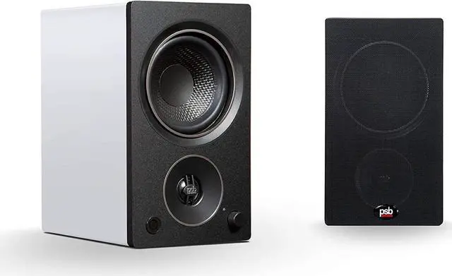 Main image of PSB Speakers Alpha AM3 Compact Powered Speakers with Bluetooth and Phono Preamp - White