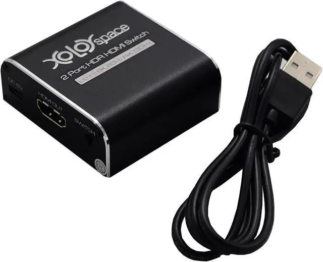 Alt view image 2 of 4 - XOLORspace 23020 8k hdmi 2.1 Switch 2x1 8k 60hz 4k 120hz 48gbps