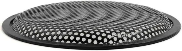 Alt view image 3 of 3 - uxcell 4pcs 8'' Black Metal Car Speaker Subwoofer Mesh Cover Protective Grill Replacement