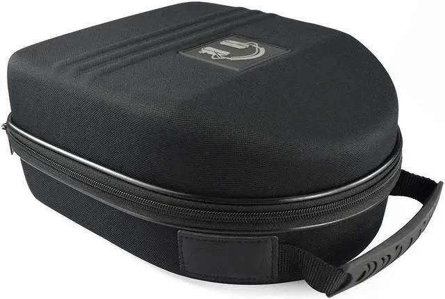 Alt view image 2 of 5 - Geekria Shield Case for Large-Sized Over-Ear Headphones, Replacement Protective Hard Shell Travel Carrying Bag with Cable Storage, Compatible with Audio-Technica ATH-AD990X, AKG K701 (Black)