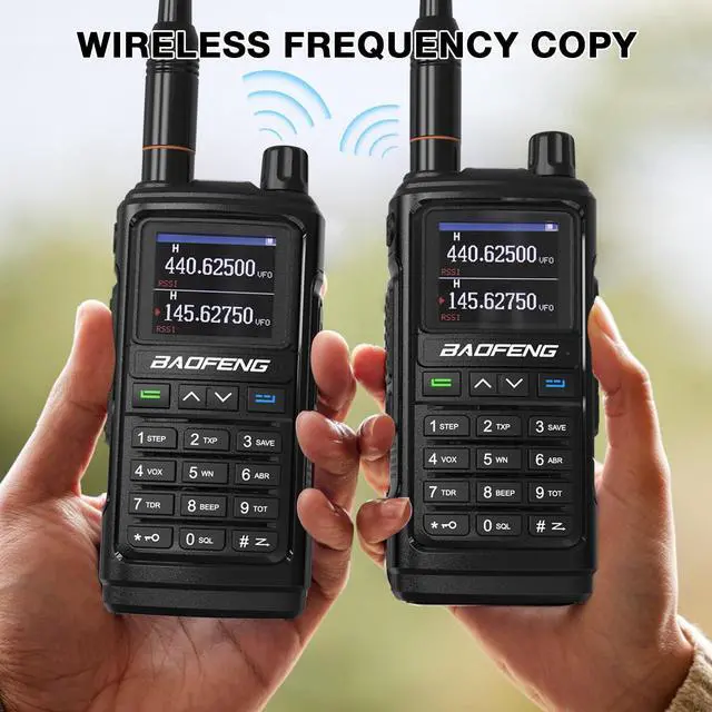 Alt view image 4 of 5 - BAOFENG UV-17R Two Way Radio, Dual Band 144-148/420-450Mhz Handheld Ham Radio with Standard Antenna & High Gain Long Antenna, 1800mAh Li-ion Battery, 999 Channels, Manual DTMF, Support CHIRP (2 Pack)