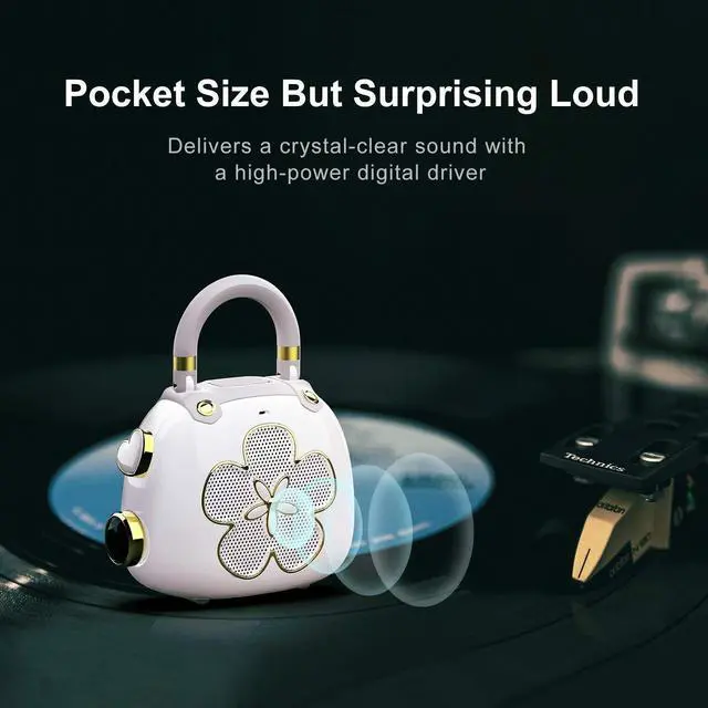 Alt view image 2 of 5 - DOSS Soundbox Pro+ Bluetooth Speaker Bundle Candy Mini Bluetooth Speaker - Pink