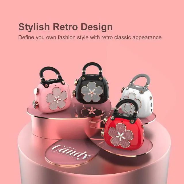 Alt view image 3 of 5 - DOSS Soundbox Pro+ Bluetooth Speaker Bundle Candy Mini Bluetooth Speaker - Pink