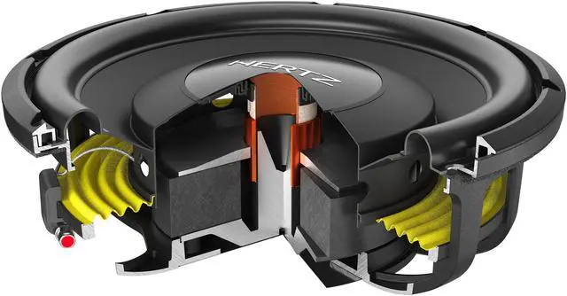 Alt view image 5 of 5 - Hertz Mille Pro Shallow MPS 300 S2 Shallow 12 in. (300mm) 2 SVC Subwoofer incl. Grille