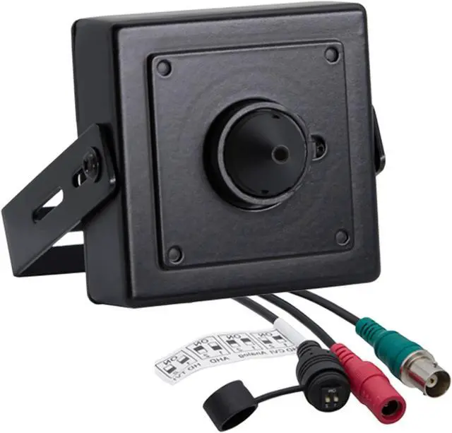 Main image of Evertech 1080p HD 4in1 AHD TVI CVI, Analog Indoor Mini Hidden Camera with Wide Angle Pinhole Lens