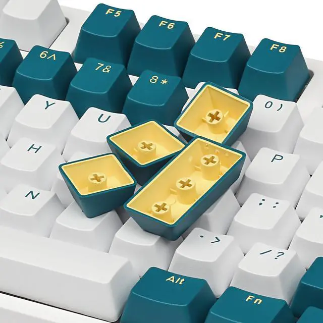 Alt view image 4 of 5 - Happy Balls PBT Doubleshot Keycaps OEM Profile Custom Cherry MX Keyset for 61 63 64 66 68 84 87 96 100 104 108 MX Switches Mechanical Keyboards(Merlin Keyset)
