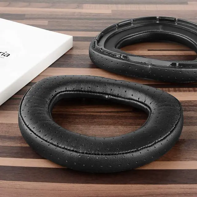 Alt view image 4 of 5 - Geekria Elite Perforated Sheepskin Replacement Ear Pads Compatible with Sennheiser HD800 Headphones, Ear Cushions, Repair Parts (Black)