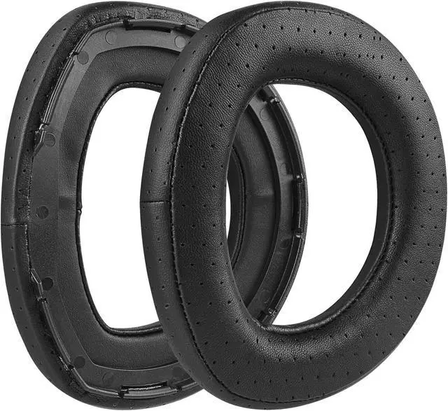 Alt view image 2 of 5 - Geekria Elite Perforated Sheepskin Replacement Ear Pads Compatible with Sennheiser HD800 Headphones, Ear Cushions, Repair Parts (Black)