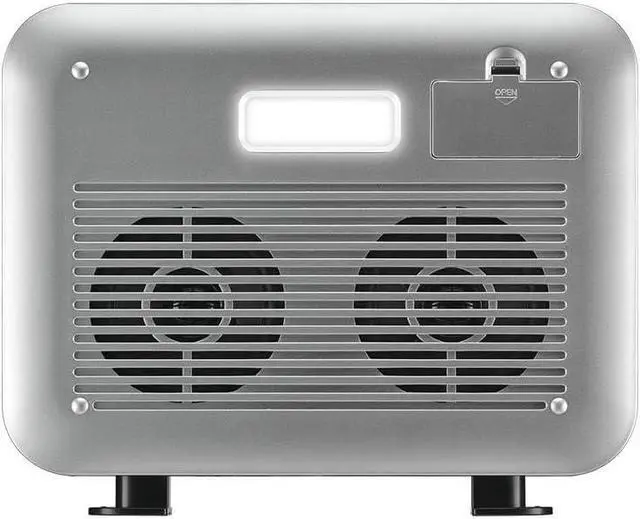 Alt view image 4 of 5 - iLive Under Cabinet Music System with Built in Stereo Speakers and FM Radio/USB Port Supports MP3 Files, Aux Port, Bluetooth, Clock and Timer with LCD Display Enjoy Your Kitchen with Style