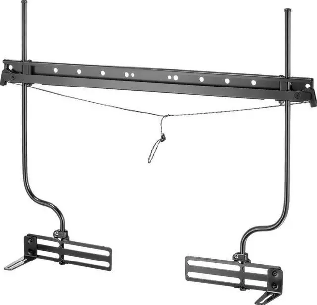 Main image of Rocketfish Universal Soundbar Mounting System - Black Soundbar Holder Compatible with 70" to 90" TVs - Adjustable Soundbar Bracket Mounting System - Durable Speaker Holder for Wall