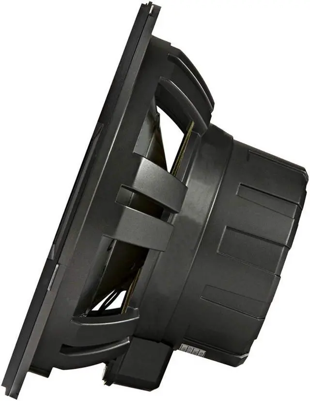Alt view image 3 of 5 - Kicker 45KMF124 12" Weather-Proof Subwoofer for Freeair Applications - Kicker 45KMG12W 12" LED Grille (Charcoal)