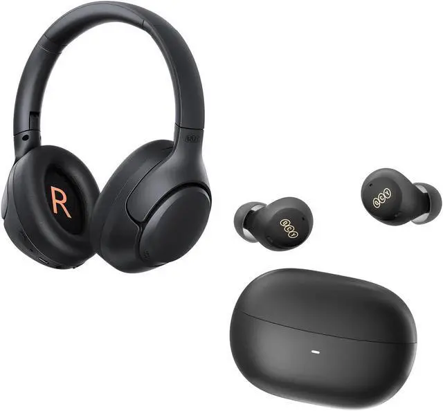 Main image of QCY H3 ANC Headphones Black + HT07 ArcBuds Black