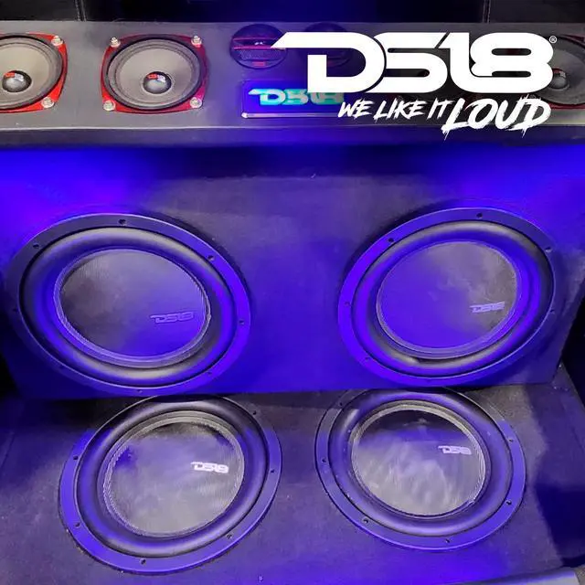 Alt view image 5 of 5 - DS18 IXS12.4S Shallow Car Subwoofer - 12" 1600W MAX Power, 800W RMS, Single Voice Coil, 4 Ohms Impedance (1 Speaker)