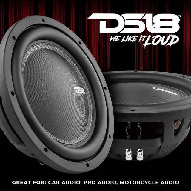 Alt view image 4 of 5 - DS18 IXS12.4S Shallow Car Subwoofer - 12" 1600W MAX Power, 800W RMS, Single Voice Coil, 4 Ohms Impedance (1 Speaker)