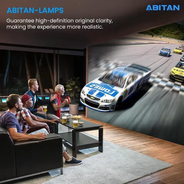 Alt view image 5 of 5 - ABITAN BL-FU310B Replacement Projector Lamp for OPTOMA EH500 X600 DH1017 DH1014 Projector with Housing