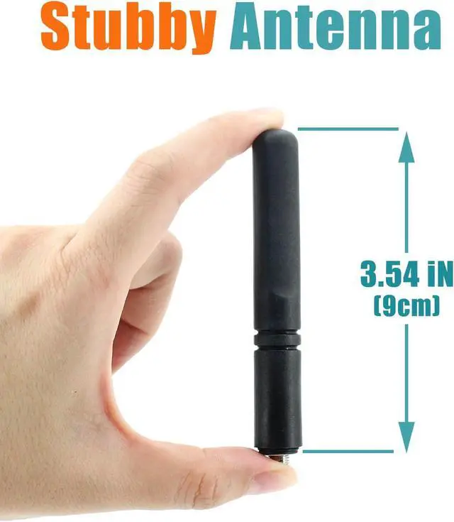 Alt view image 2 of 5 - 136-174 MHz VHF Stubby Antenna PMAD4120A Compatible for Motorola XPR7350 XPR7550 XPR3300 XPR3500 XPR3000 XPR3000e XPR7000 XPR7000e Two Way Radio (5 Pack)