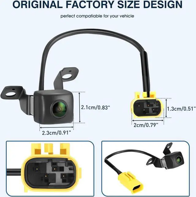 Alt view image 5 of 5 - ACAUTO Rear View Backup Camera Fit for Kia Sorento 2014-2015, Reversing Parking Assist Camera OE Replacement 95760-2P600 95760 2P600 957602P600 95760-2P600FFF 957602P600FFF 95760 2P600FFF