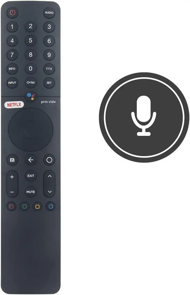 Alt view image 2 of 5 - Beyution XMRM-19 Voice Remote Control Fit for TV P1/Q1 TV L32M6-6AEU, L43M6-6AEU, L55M6-6AEU, L75M6-ESG, L50M6-6AEU