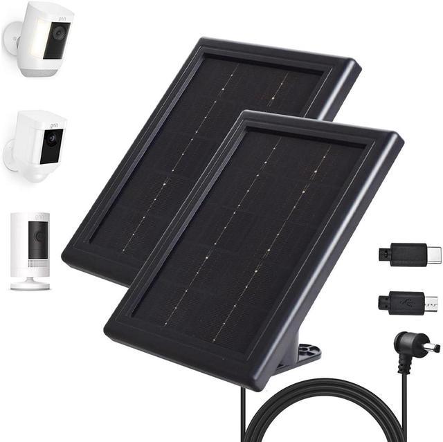 Ring stick up cam with fashion solar panel bundle