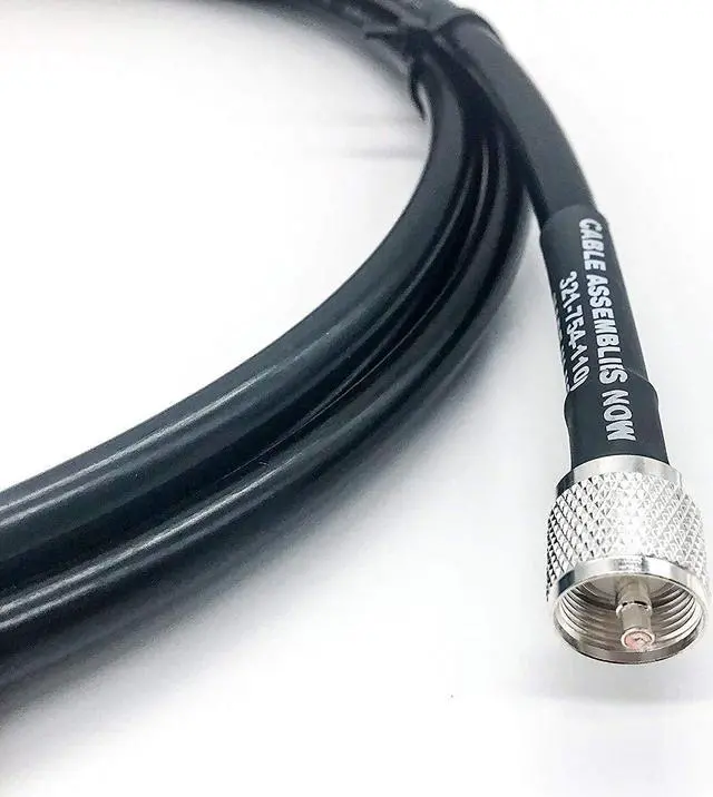 Alt view image 2 of 4 - Cable Assemblies Now -Times Microwave LMR-400 Cable Assembly UHF-Male to UHF-Male Connections - 10 Feet