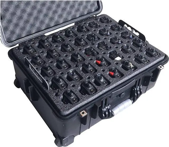 Main image of Case Club Case fits 35 Motorola R2 / CP200 / XPR 3500e Two-Way Radios in Pre-Cut Heavy Duty Wheeled Waterproof Case
