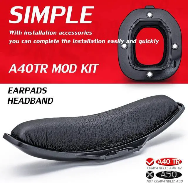 Alt view image 4 of 5 - A40 tr Ear Cushion Earpads Compatible with Astro A40 TR Headset - with Headband I Breathable Mesh by DIMOST
