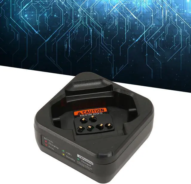 Alt view image 2 of 5 - for DTR Series Charging Base, Material and Portable - Charging Indicator - Suitable for DTR600 DTR700 DTR720 Radios - US Plug 100-240V Input