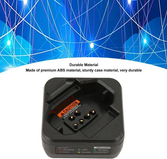Alt view image 4 of 5 - for DTR Series Charging Base, Material and Portable - Charging Indicator - Suitable for DTR600 DTR700 DTR720 Radios - US Plug 100-240V Input