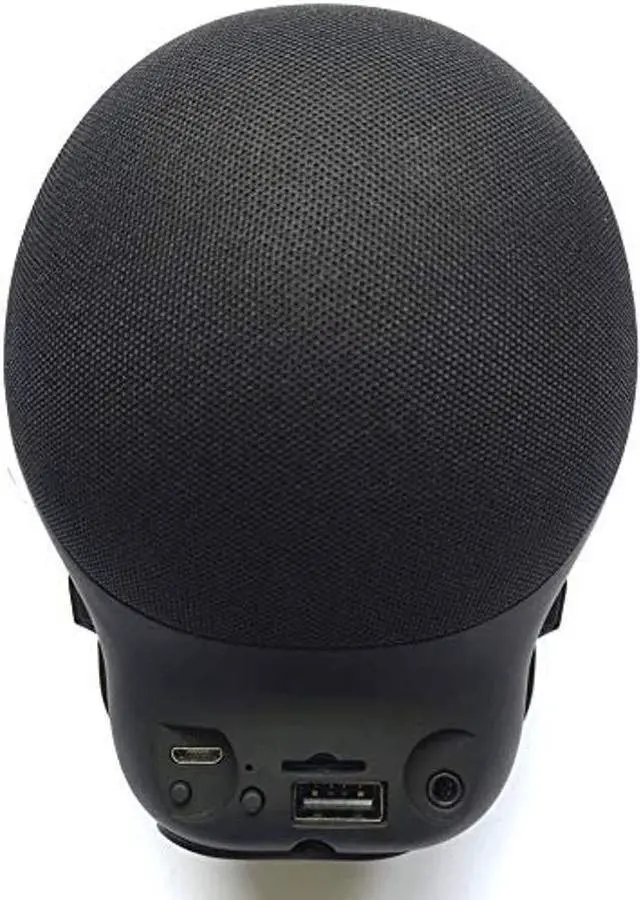 Alt view image 2 of 5 - DORNLAT Skull Bluetooth Speakers, Portable Wireless Speaker Built-in Mic, Cool Creative Design Bass Stereo Speaker for Halloween, Party, Travel, Outdoor, Home Decor, Support TF/U Disk/AUX