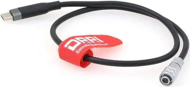 Alt view image 2 of 5 - DRRI Weipu SF610 2pin to USB Type-C PD Power Cable for BMPCC4K& 6K Blackmagic Pocket 4K 6K