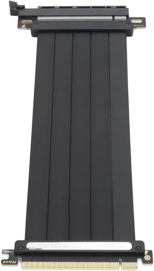 Main image of Dpofirs PCIe 4.0 X16 GPU Riser Cable, High Speed Flexible Extender, Card Extension Port 90 Degree Adapter, PCIe Extension Cable Compatible with RTX4090 RTX4070ti RTX3090ti RTX3090