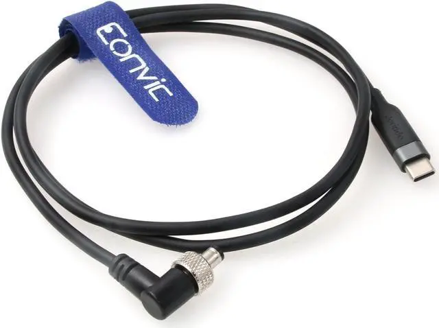 Alt view image 2 of 5 - Eonvic Power Cable for Atomos Ninja V Zwo ASI Cooled Cameras PD USB 3.1 Type C to Locking DC Power Jack
