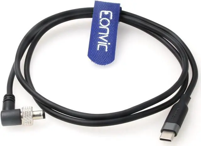 Alt view image 3 of 5 - Eonvic Power Cable for Atomos Ninja V Zwo ASI Cooled Cameras PD USB 3.1 Type C to Locking DC Power Jack