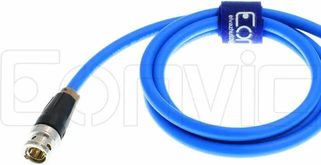Alt view image 3 of 3 - Eonvic Neutrik BNC HD SDI RF Coaxial High-Flex Cable for 4K CCTV Signal Video Camera (39'' /1M)