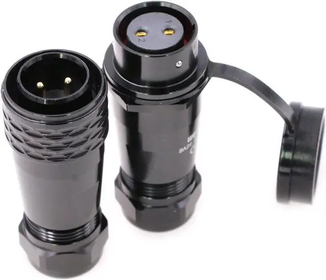 Main image of Eonvic WEIPU SA20 2 Pin Waterproof Connector Aviation Plug Male Socket Female Circular Electronics Monitor TV Solar Power Cable SA2010/P SA2013/S