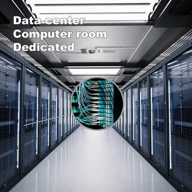 Alt view image 5 of 5 - FLYPROFiber- LC to LC Fiber Patch Cable OM3 2M/7ft, Length Options: 0.2m-200m, 10GB/40GB Multimode Duplex 50/125um Fiber Optic Cable Cord LSZH-2Meter(7ft), 4pack