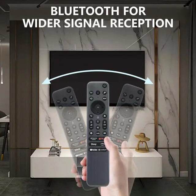 Alt view image 5 of 5 - New RMF-TX910U Voice Remote Control Original -for Most Sony 2023 2024TVs, Includes Voice, Backlight and Metal CasecompatibleXR-55A95LXR-65A95L77A95L.