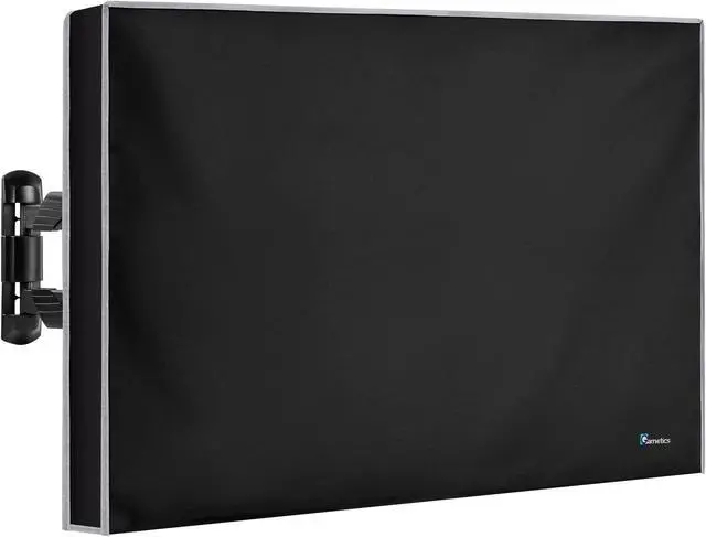 Main image of Garnetics Outdoor TV Cover 43 inch | Waterproof and Weatherproof TV Covers | Outdoor TV Enclosure | Smart Shield TV Screen Protector for Outside TV | Cover for Moving | TV Display Protectors