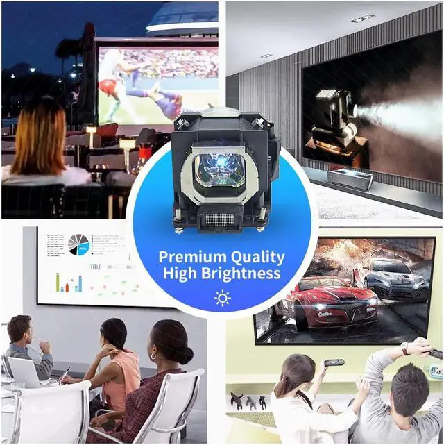 Alt view image 2 of 5 - Gzwog ET-LAE700 ET-LAE900 Replacement Projector Lamp Bulb with Housing for Panasonic PT-AE700 PT-AE700E PT-AE700U PT-AE800 PT-AE800E PT-AE800U PT-AE900 PT-AE900U