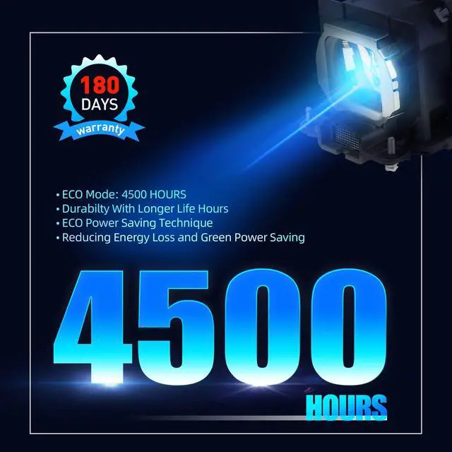 Alt view image 4 of 5 - Gzwog ET-LAE700 ET-LAE900 Replacement Projector Lamp Bulb with Housing for Panasonic PT-AE700 PT-AE700E PT-AE700U PT-AE800 PT-AE800E PT-AE800U PT-AE900 PT-AE900U