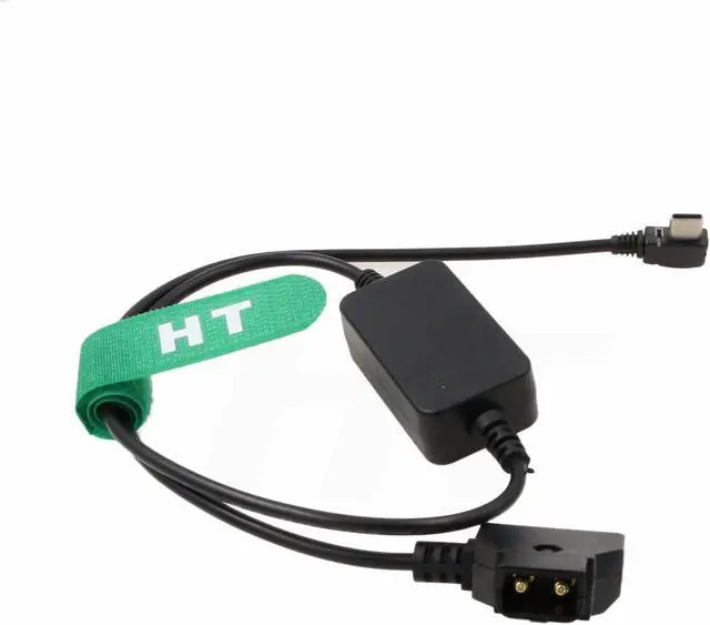 Main image of HangTon Power Cable P-TAP D-tap to USB Type C 5V 2A Regulated 24'' for Blackmagic Micro Converter Sound Devices MixPreII Cine Eye Wireless Transmitter
