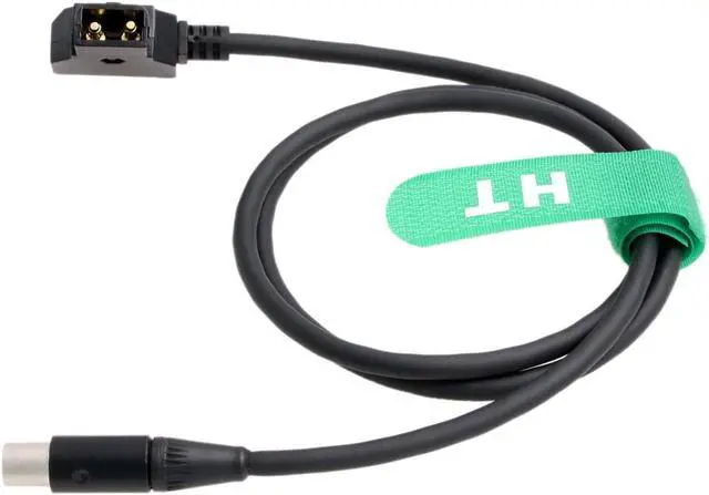 Alt view image 4 of 5 - HangTon D-tap Power Cable Mini 4-Pin XLR for Alphatron EVF Viewfinder TVLogic VFM 055 056 058 LVM 074 SRM F Field Monitor (80cm)