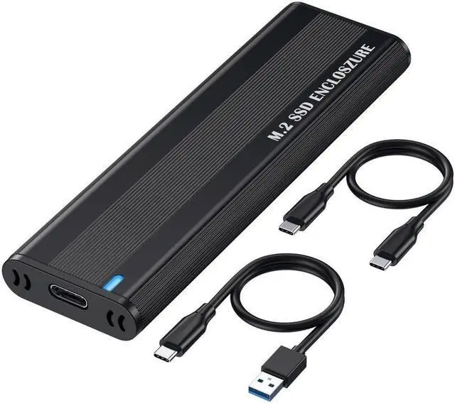 Main image of chenyang USB 3.1 to M.2 NVME/SATA SSD Enclosure Reader,USB 3.1 Gen 2 10Gbps Tool Free Enclosure Adapter Support 2242/2260/2280mm with RTL9210B Chipset