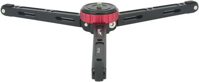 Alt view image 2 of 5 - Haoge HTP-01 Table Top Tabletop Tripod Desktop Stand with 1/4 Screw Mount and Function Leg Design for DSLR Camcorder Digital Camera Low Angle Shot Macro Photography Max Load 6.8kg 15lb