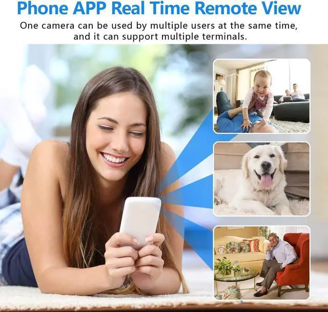 Alt view image 4 of 4 - Smallest Wireless Battery Camera HD1080P Spy Camera Hidden Camera For Home Security,Baby Monitor with Night Vision,AIHuman Motion Detection,Remote Viewing for Surveillance Camera with iOS,Android APP