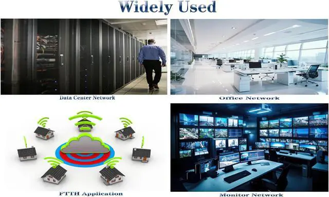 Alt view image 4 of 4 - LC to LC Fiber Patch Cable Multimode 30m/100ft,2 Core TPU Outdoor Fiber Optic Cable Armored 50/125um OM3 Duplex Fiber Optic Cable OD-4mm,UPC Fiber Optic Internet Cable