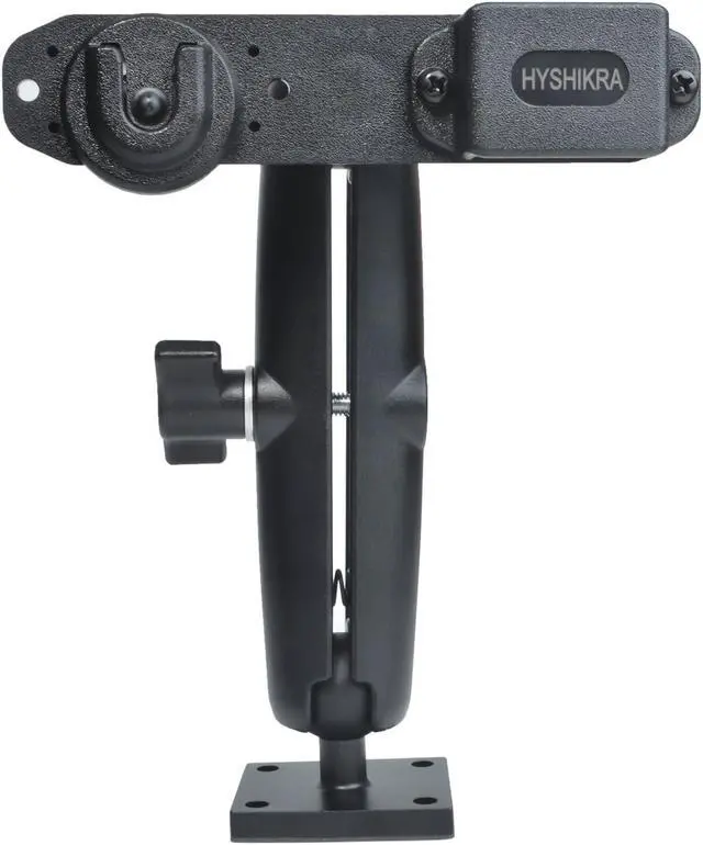Main image of HYSHIKRA Universal Handheld Radio and CB Microphone Hanger, with Adhesive Back and Pre Drill Holes with Self-tapping Screw for Baofeng Midland Kenwood Motorola Radio