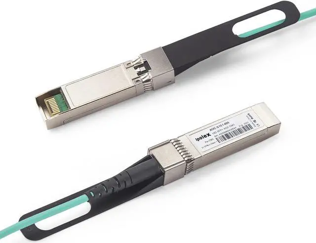 Alt view image 5 of 5 - 10G SFP+ AOC Cable - 10GBASE SFP+ Active Optical Cable for Cisco SFP-10G-AOC5M, Ubiquiti UniFi, Mikrotik, D-Link, Supermicro, Netgear, 5m(16ft