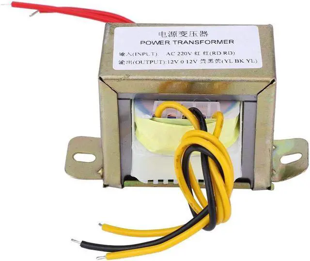 Alt view image 2 of 5 - Power Transformer,AC 220V-double AC 12V,30W Pure Copper Transformer,for 2.1 Channel Amplifier Board, Tone Board Amplifier(220V)